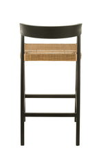 J-LINE BARKRUK EMMA TEAK ZWART/BRUIN