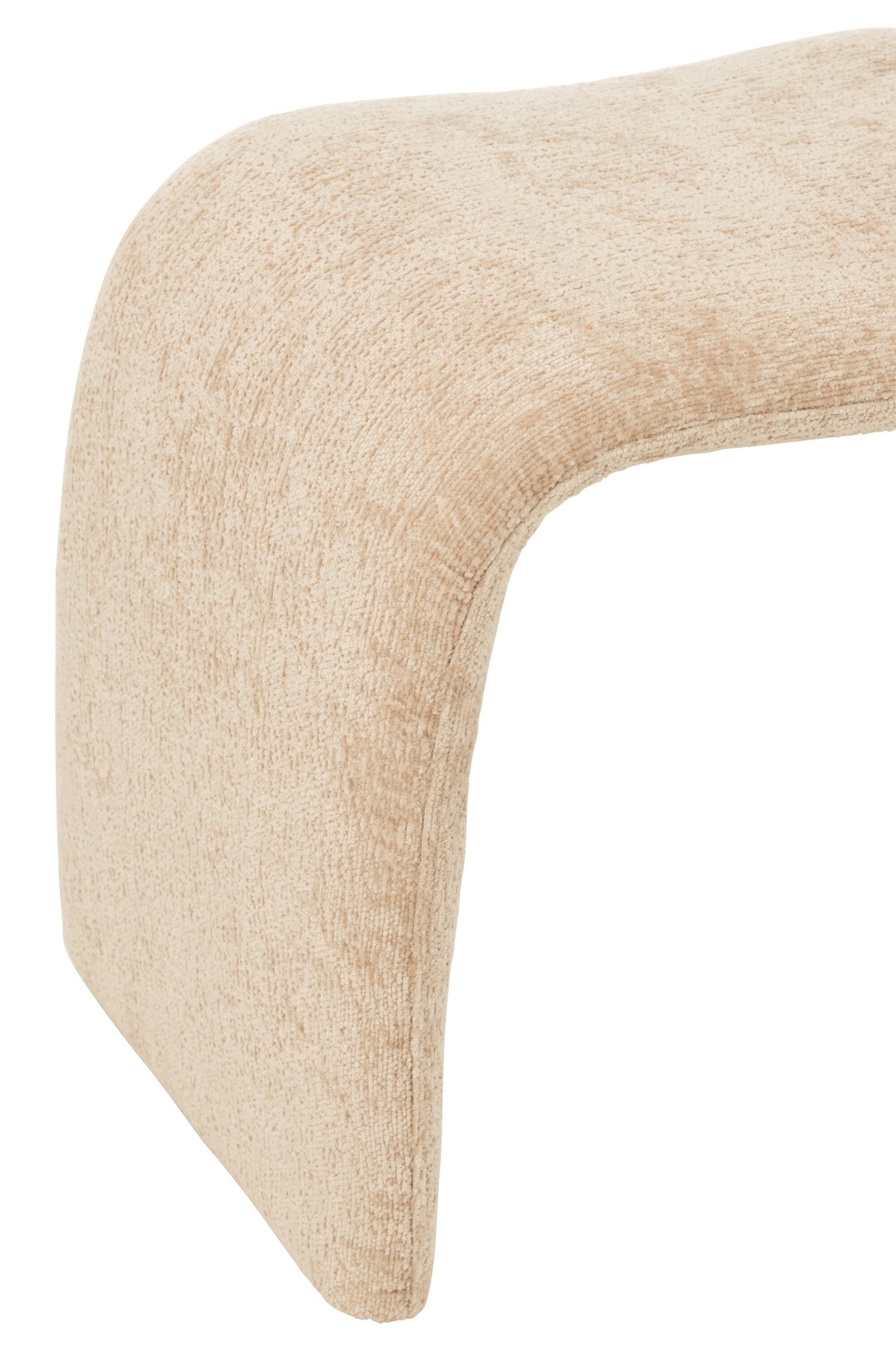 Kruk N-vorm Textiel Beige