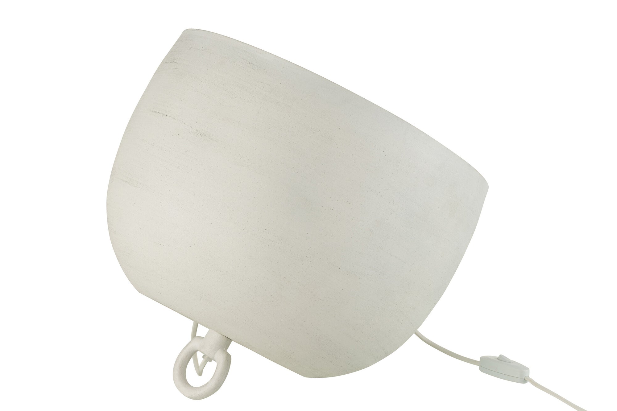 Grote witte metalen lamp