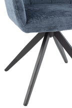 Stoel Louna Ijzer/Acryl Blauw