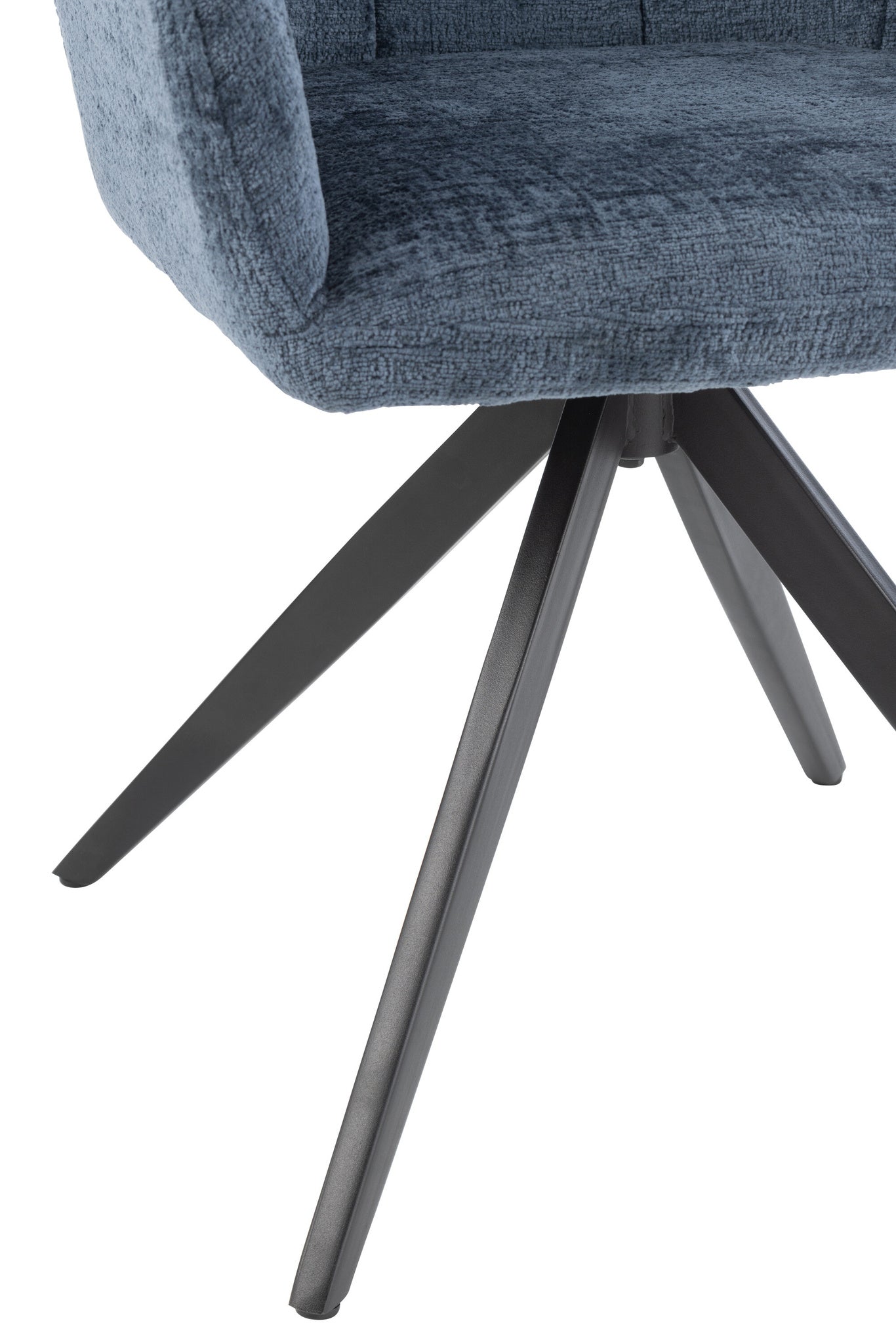 Stoel Louna Ijzer/Acryl Blauw