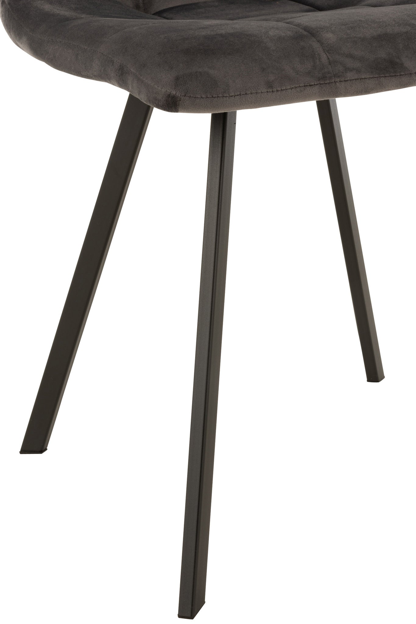 Stoel Morgan Textiel/Metaal Grijs