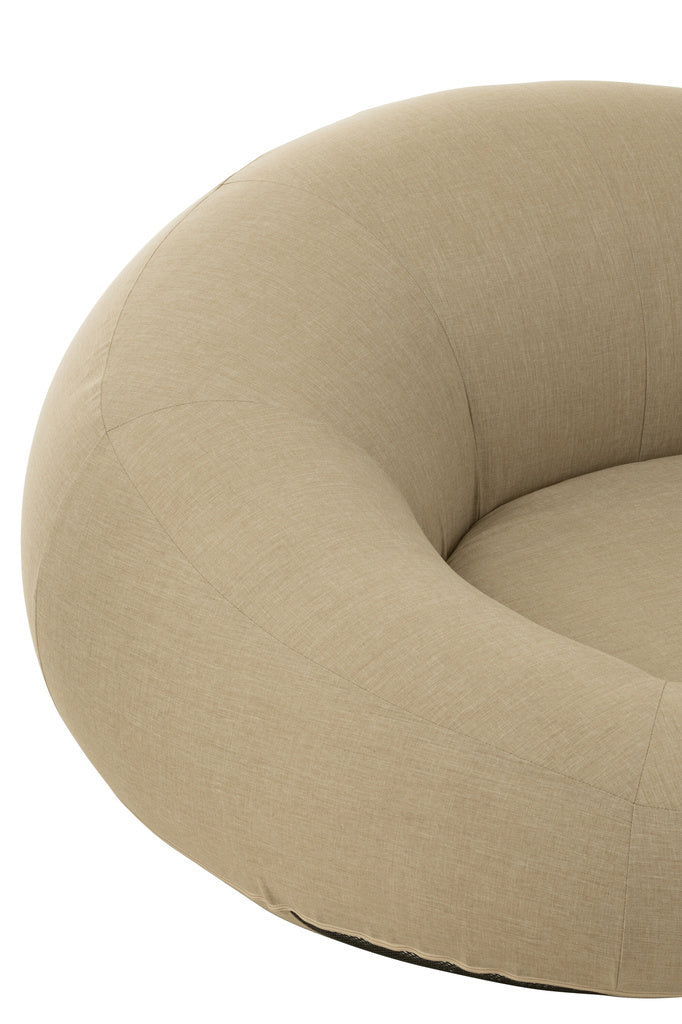 J-LINE MATRAS DONUT – POLYPROPYLEEN BEIGE