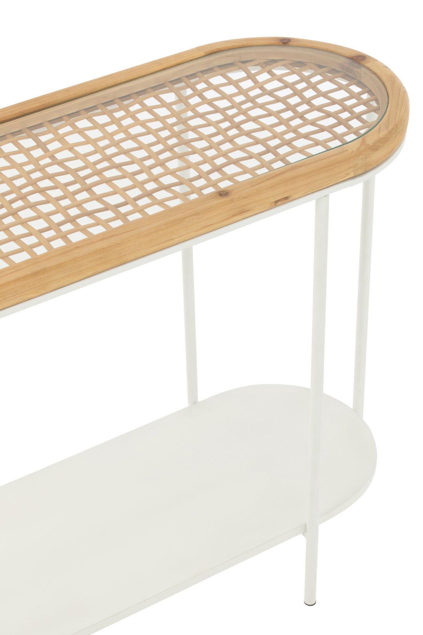 Console Mati Vurenhout/IJzer Natuurlijk/Wit