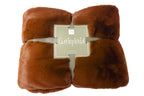 J-LINE PLAID CUTIE POLYESTER SIENNA BROWN