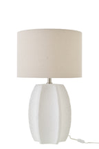 Witte keramische tafellamp