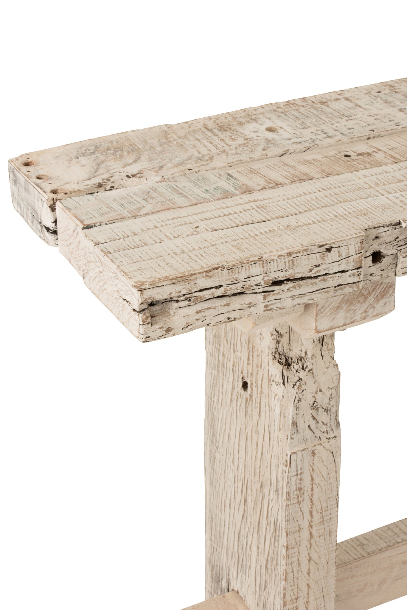 Console Brut Gerecycled Hout White Wash