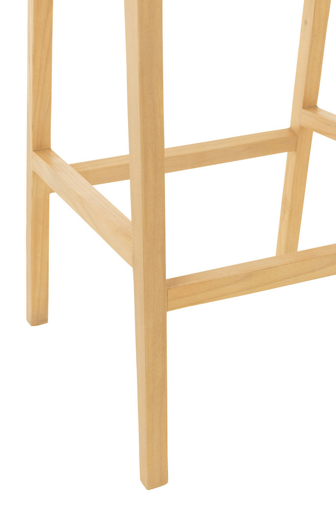 J-LINE BARKRUK EMMA – TEAK/RATTAN – NATUUR – 100 CM