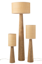 Vloerlamp Paraplu Ailanthushout Naturel