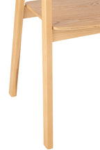 Stoel Naga essenhout/touw naturel