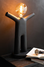 Lamp P'tit Maurice Poly Zwart