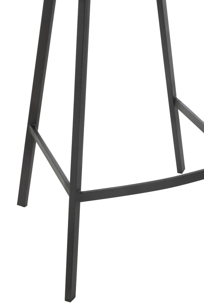 J-Line Bar Chair Kent Metal/Polyester Brown