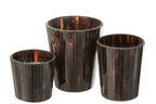 J-LINE SCENTED CANDLE NOA WOODY AURORA BRUIN LARGE - 60H