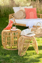 Kruk Lea Rattan Naturel