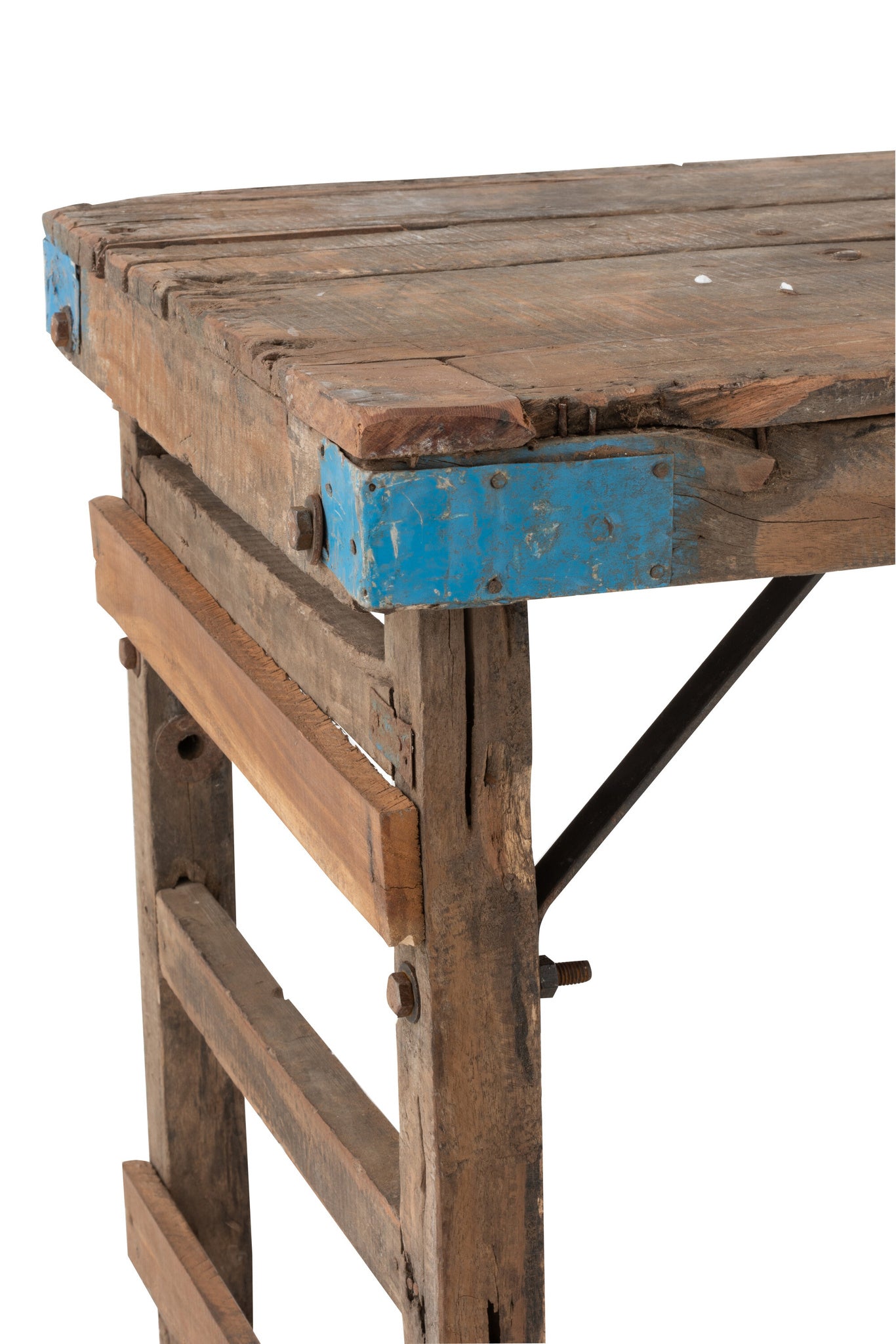 Console Oud Gerecycled Hout Bruin