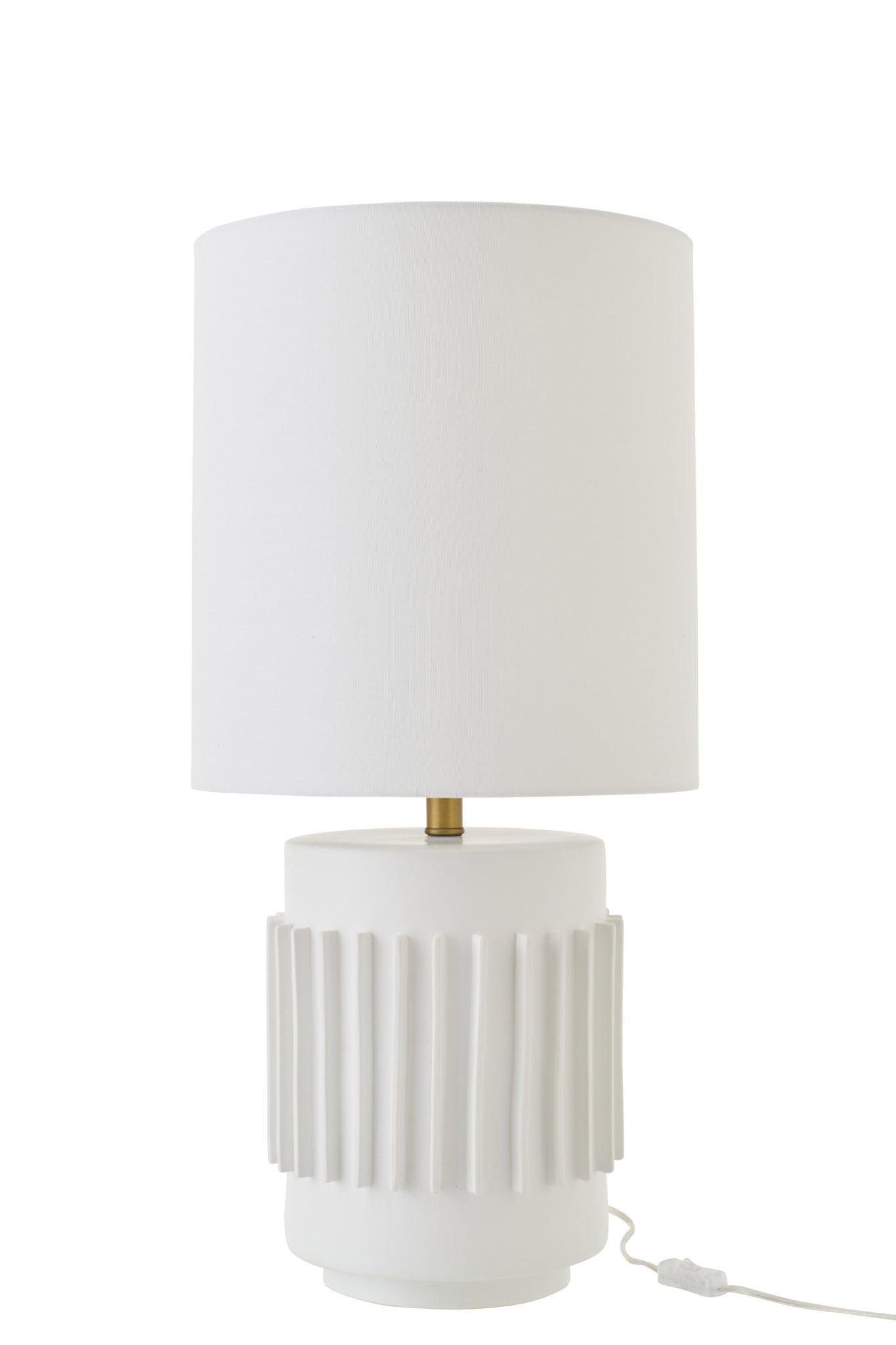 Witte keramische tafellamp