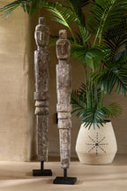 J-Line Set Of 3 Baskets Star Dotted Lines Seagrass Natural/Black