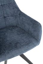 Stoel Louna Ijzer/Acryl Blauw