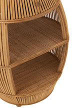 J-Line Table Barrel Rattan/Bamboo Natural