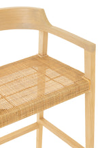 J-LINE BARKRUK EMMA – TEAK/RATTAN – NATUUR – 100 CM