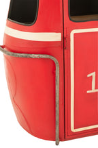 Bar Kast Kabel Auto IJzer/Mangohout Rood/Wit