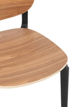 Stoel Basic polyester/fineer naturel