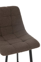 J-Line Bar Chair Kent Metal/Polyester Brown