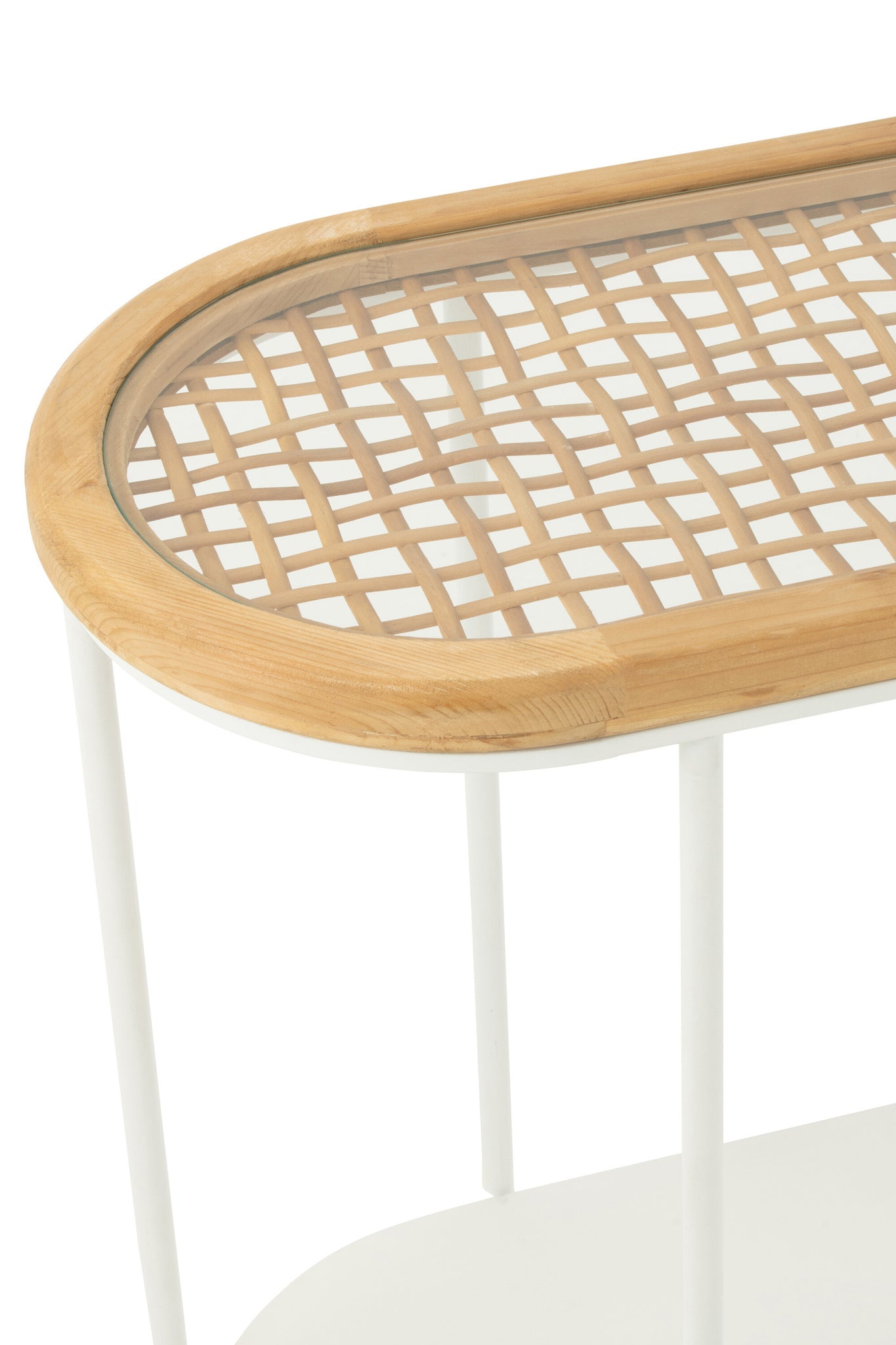 Console Mati Vurenhout/IJzer Natuurlijk/Wit