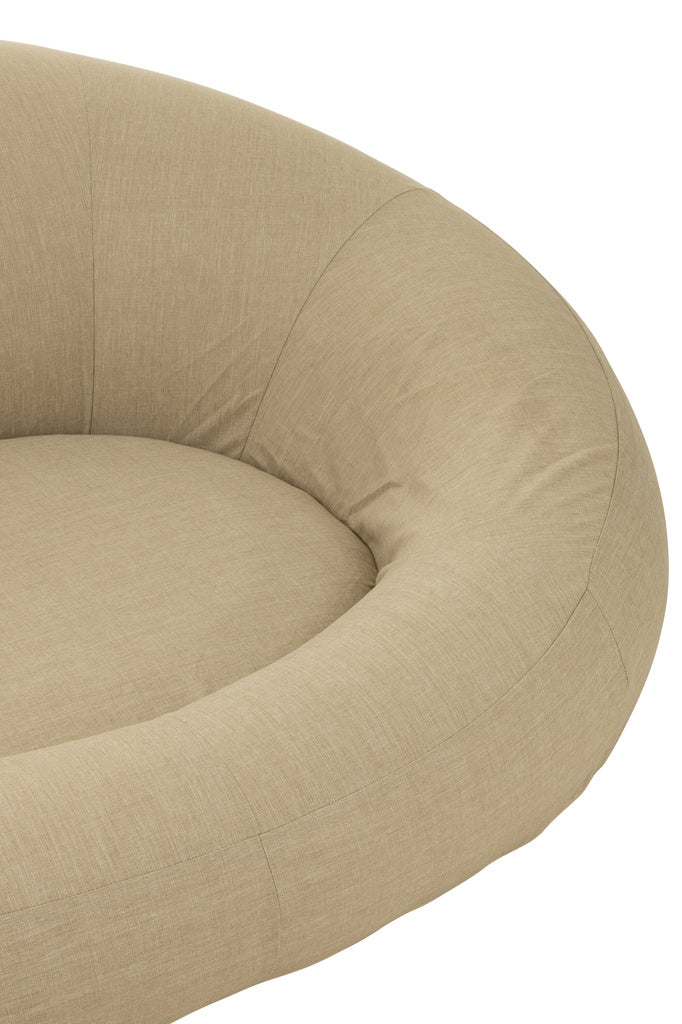 J-LINE MATRAS DONUT – POLYPROPYLEEN BEIGE