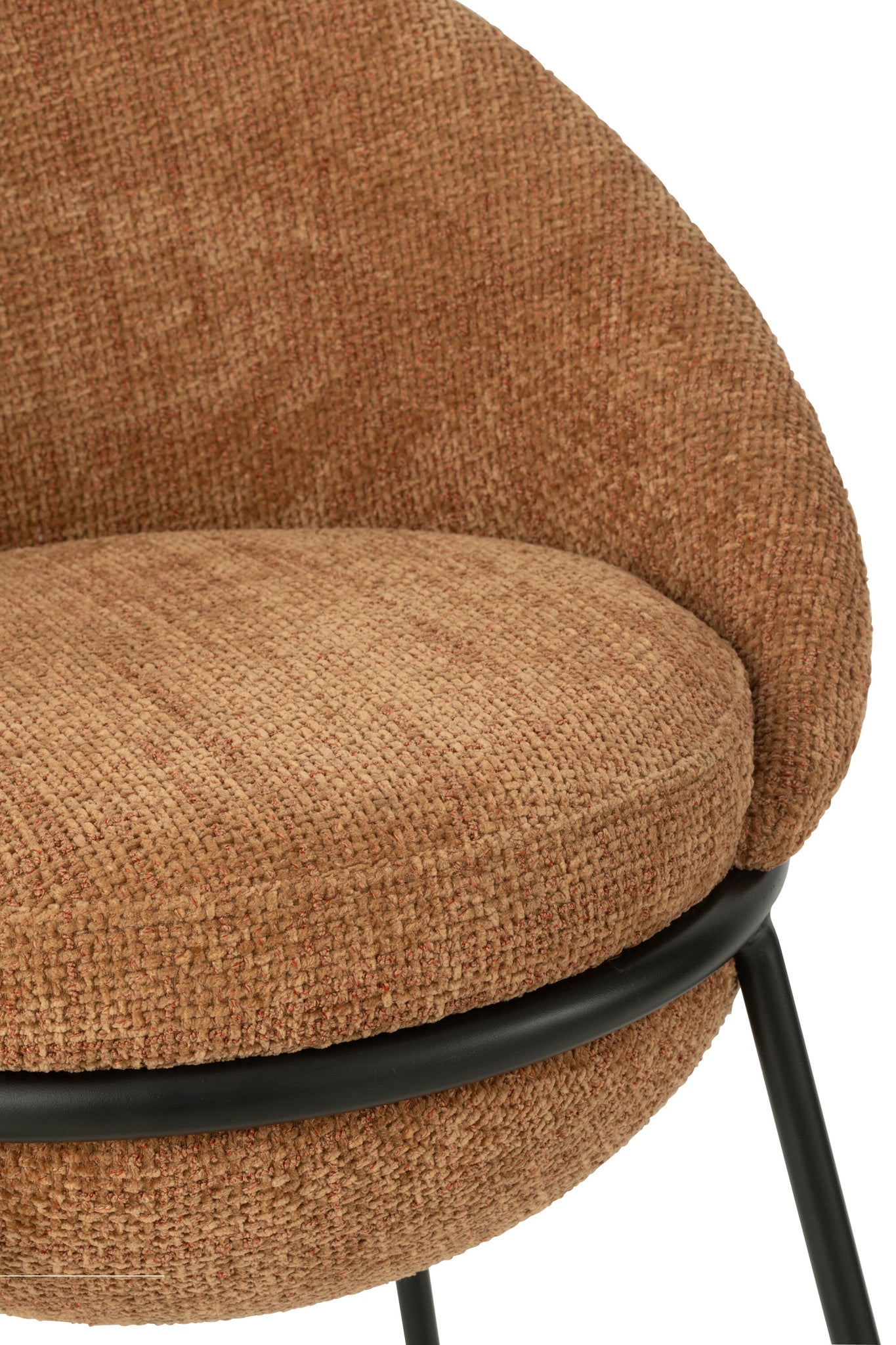 Barkruk Barkruk Met IJzeren Poten IJzer Terracotta/Zwart