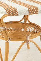 Eettafel Rotan Beige/Wit