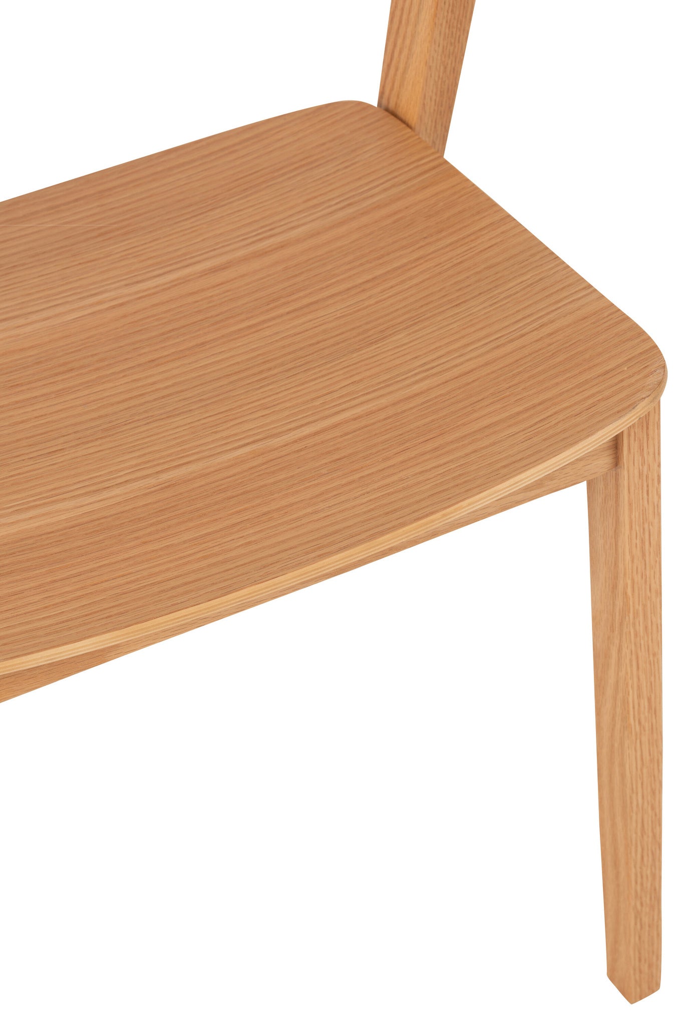 Stoel Laga eikenhout/zwart metaal