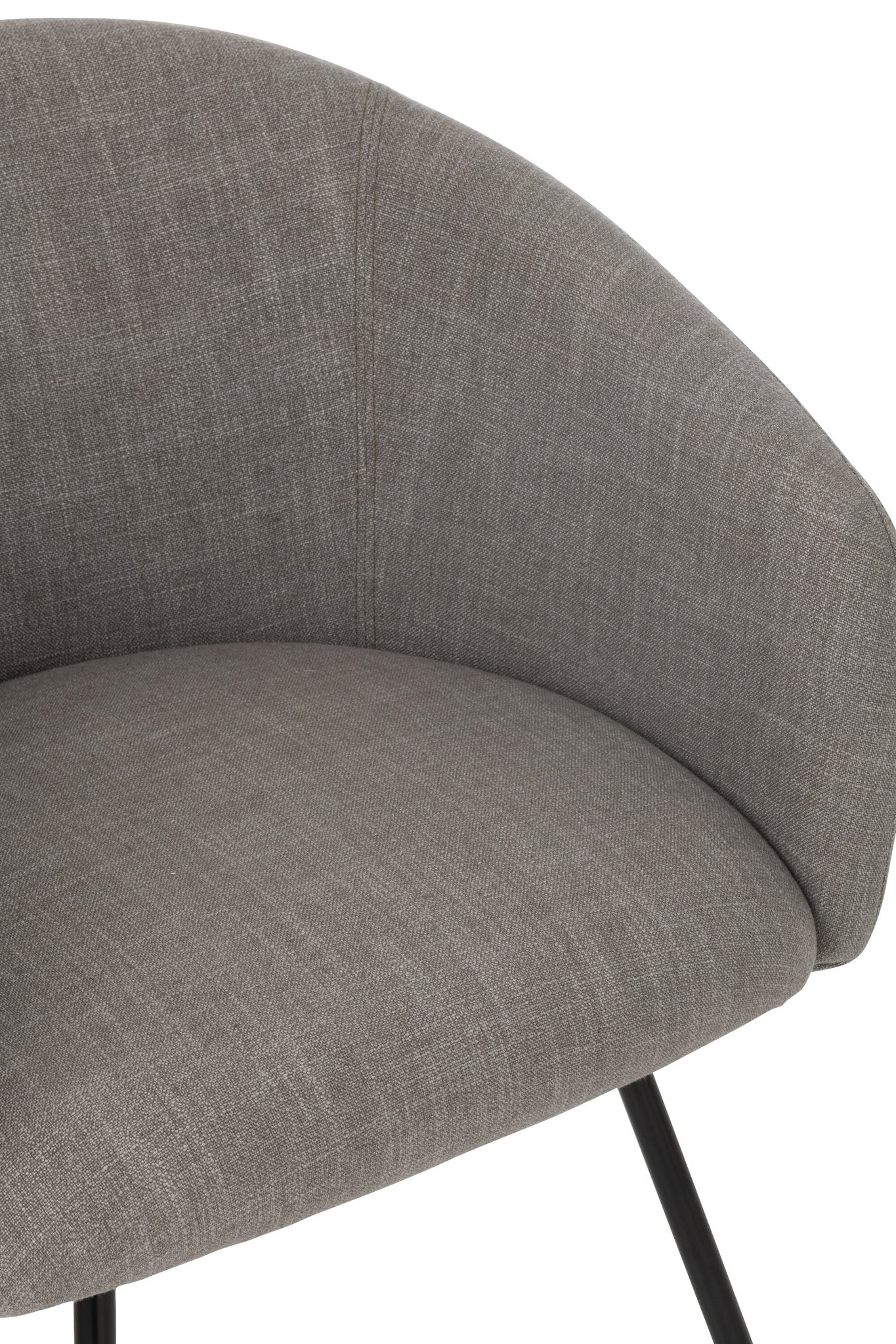 Stoel Wales Staal/Schuim Grijs