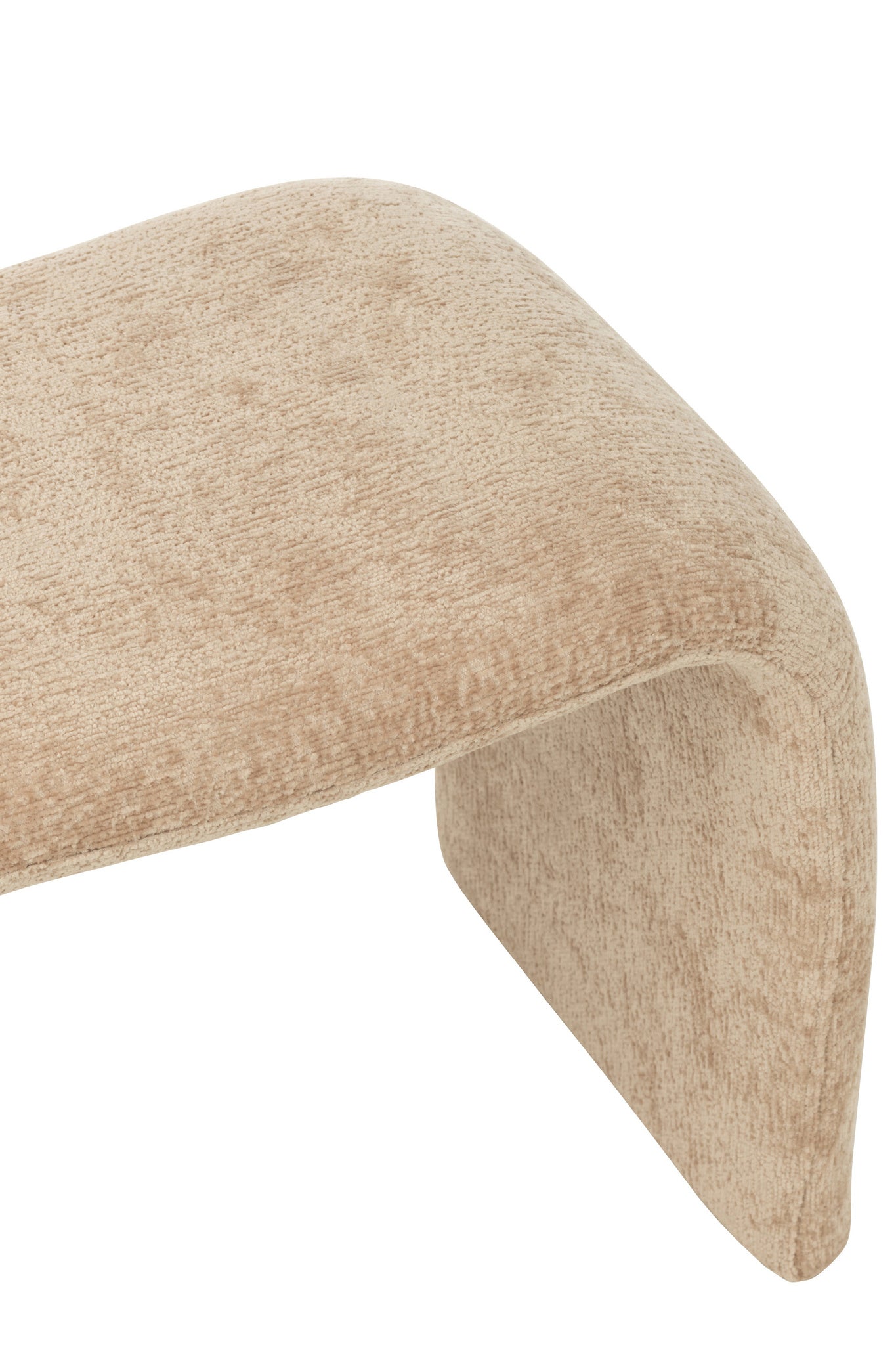 Kruk N-vorm Textiel Beige