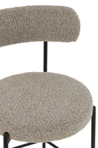 J-Line Bar Chair Boucle Plywood/Polyester Grey/Black