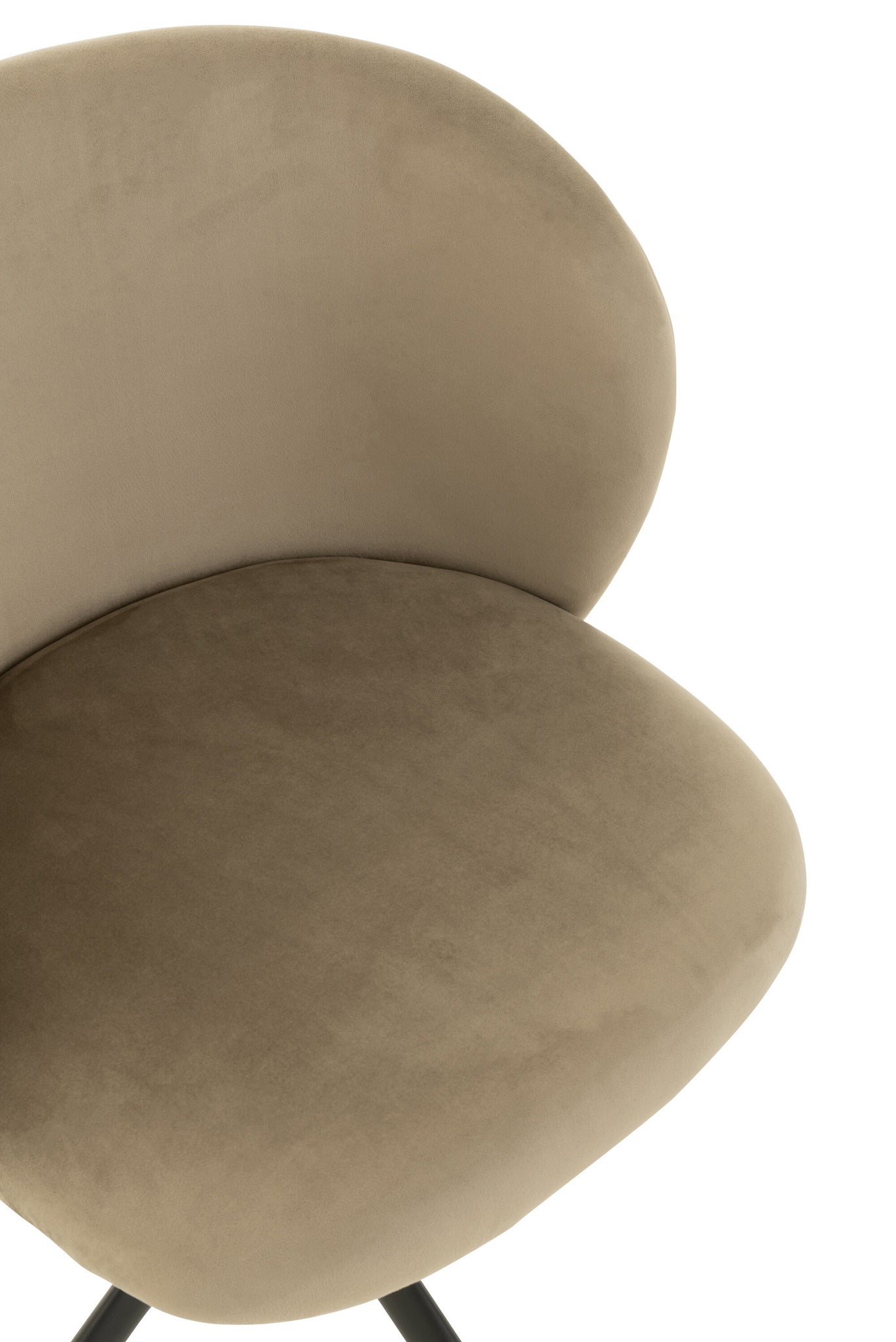 Stoel Turn/Up/Down fluweel donkergrijs