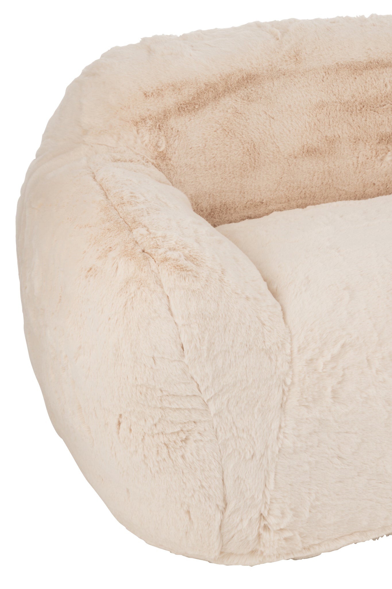 Bank Cutie polyester crème groot
