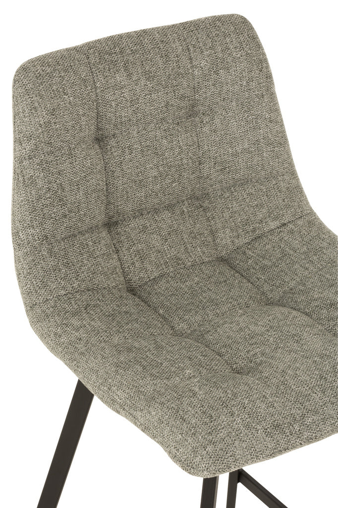 J-LINE BARKRUK STEPHANE – TEXTIEL/METAAL – GRIJS/ZWART – 95 CM