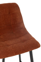 Barstoel Kent Metaal/Polyester Roest