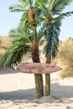 Palmboom 3 delen Real Touch In Pot Plastic Groen