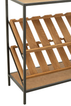 Bar Kast Wijnfineer Natuur/Zwart Klein