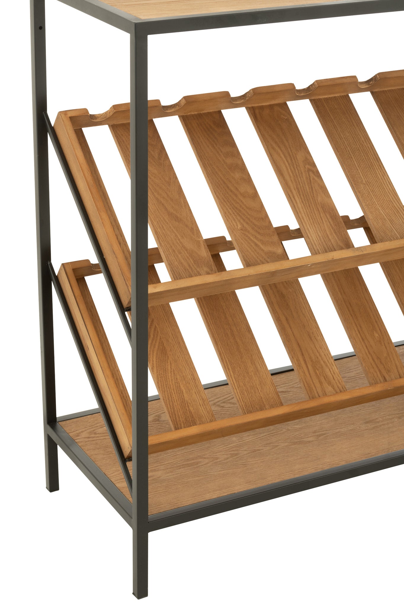 Bar Kast Wijnfineer Natuur/Zwart Klein