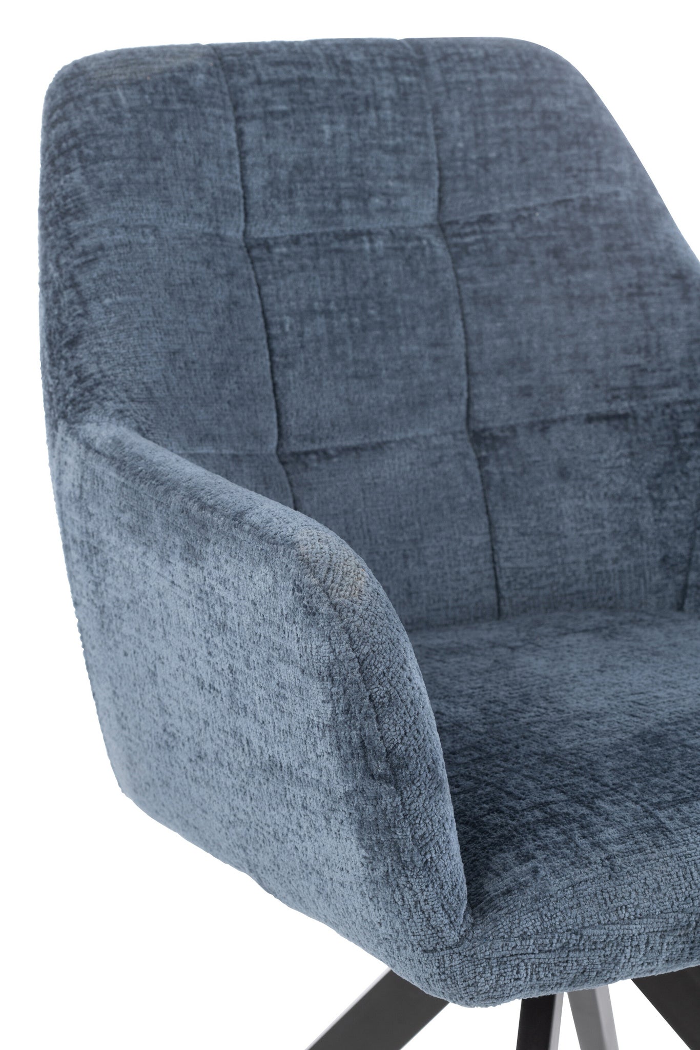 Stoel Louna Ijzer/Acryl Blauw