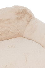 Bank Cutie polyester crème groot