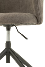 Stoel Turn/Up/Down Textiel Donkergrijs