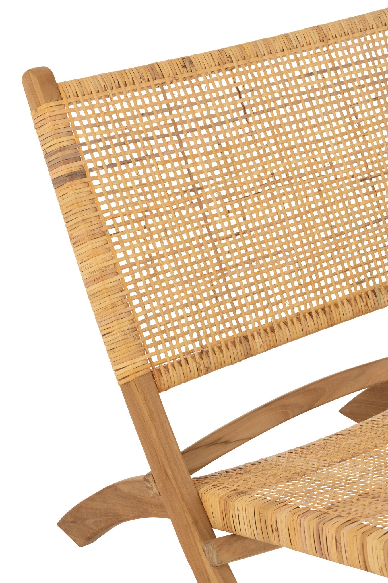 Vouwstoel Rotan/Teak Naturel