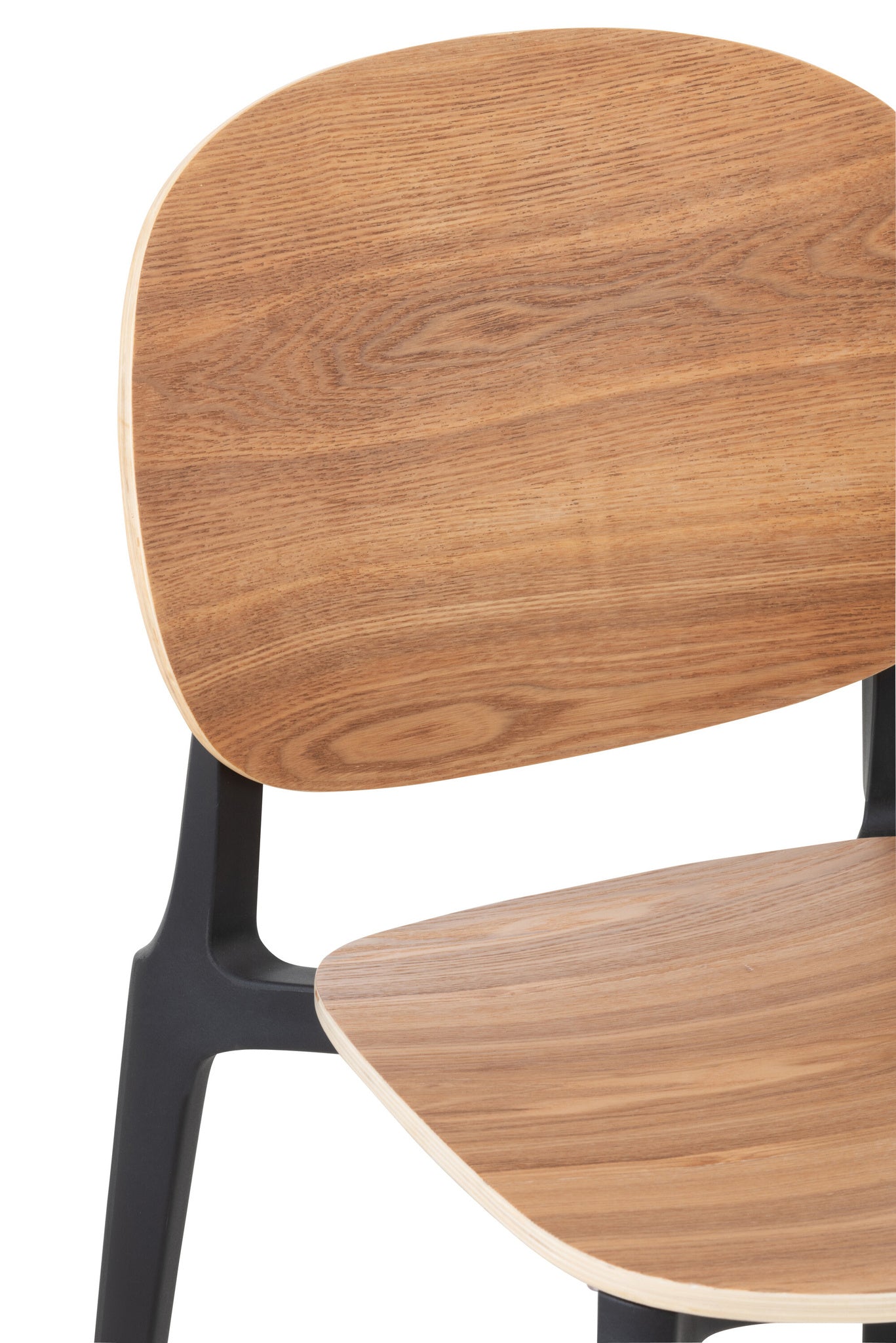 Stoel Basic polyester/fineer naturel