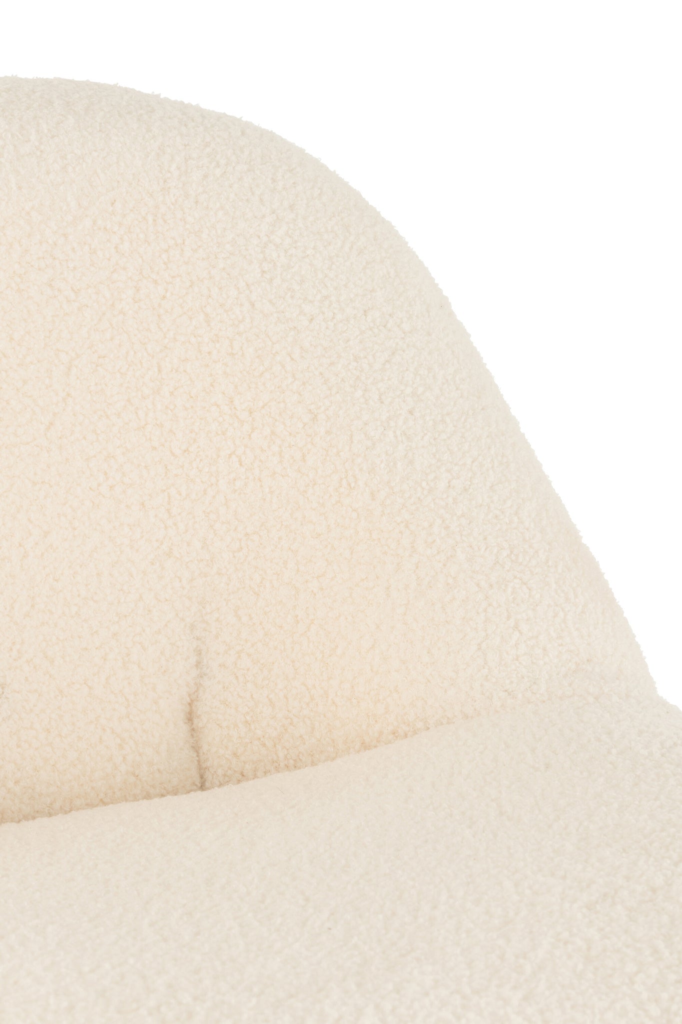 Kruk Teddy Bouclé Wit