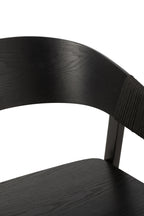 Stoel Naga Essenhout/Touw Zwart