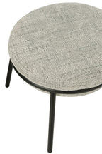Loungestoel + Poef IJzergrijs/Zwart